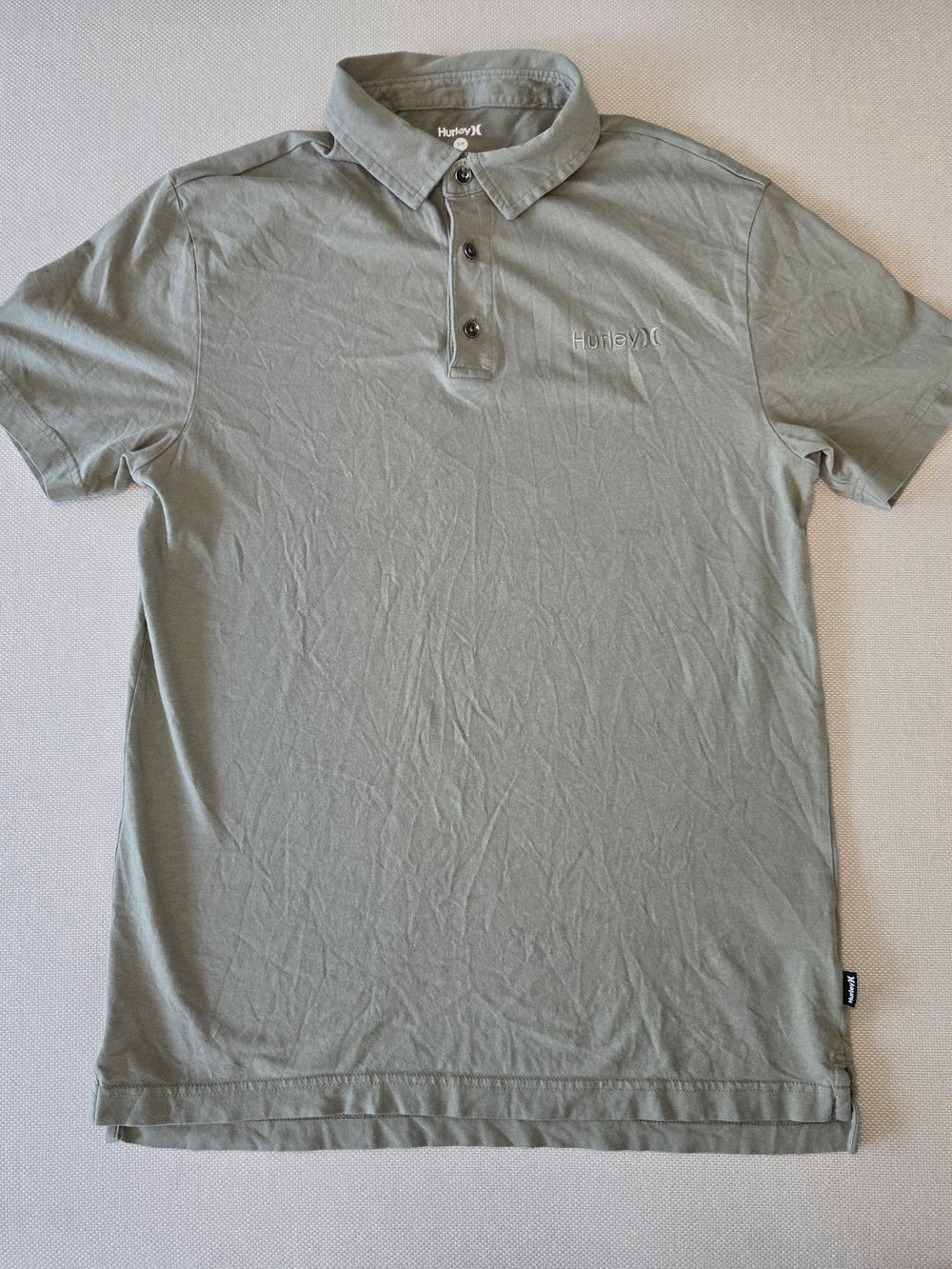 HURLEY Men's Polo Shirt SMALL Lightweight Casual Summer Beach Relaxed